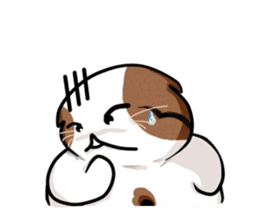 PoJam the Fat Cat & Little Orenji!! sticker #1250510