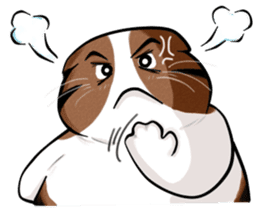 PoJam the Fat Cat & Little Orenji!! sticker #1250514