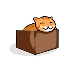 PoJam the Fat Cat & Little Orenji!! sticker #1250516