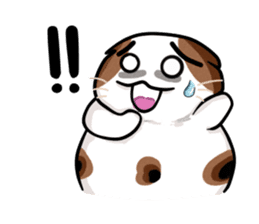 PoJam the Fat Cat & Little Orenji!! sticker #1250517