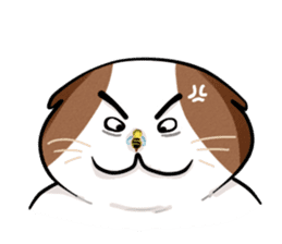 PoJam the Fat Cat & Little Orenji!! sticker #1250520
