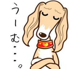 Saluki's sticker! sticker #1250917