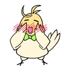 Sticker of cockatiel sticker #1251428