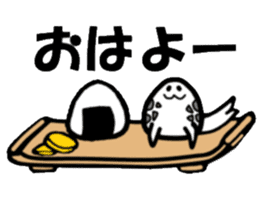 Onigiri spotted seal sticker #1251522