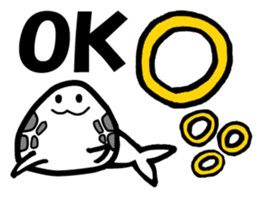 Onigiri spotted seal sticker #1251526