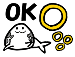 Onigiri spotted seal sticker #1251526