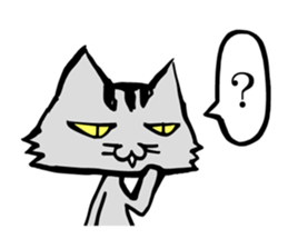 This cat spend every day pleasantly sticker #1251734