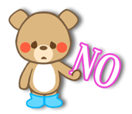 The bear which wore boots sticker #1252013