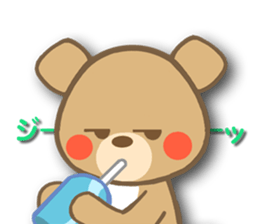 The bear which wore boots sticker #1252019