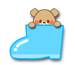 The bear which wore boots sticker #1252021