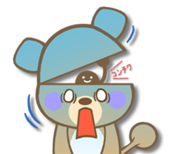 The bear which wore boots sticker #1252031