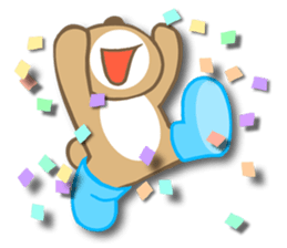 The bear which wore boots sticker #1252038