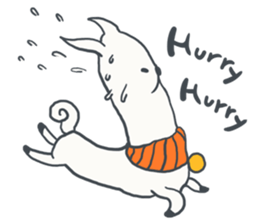 long dog sticker #1252123