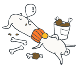 long dog sticker #1252135