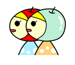 Apple twins #10 sticker #1252333