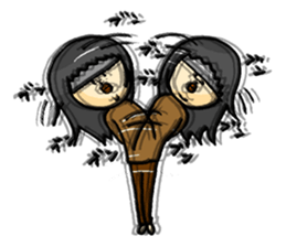 HIKIKOMORI KUMAKO part2 sticker #1253123