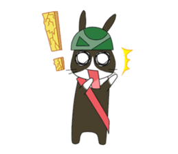 The Army Rabbits sticker #1253716