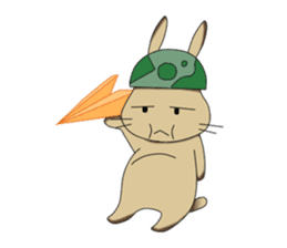 The Army Rabbits sticker #1253718