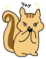 Shi-chan of chipmunk English version sticker #1254162