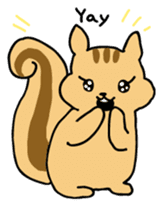 Shi-chan of chipmunk English version sticker #1254162