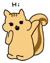 Shi-chan of chipmunk English version sticker #1254167