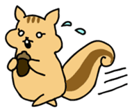 Shi-chan of chipmunk English version sticker #1254183