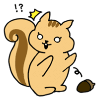 Shi-chan of chipmunk English version sticker #1254184