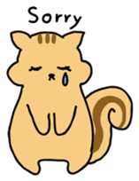 Shi-chan of chipmunk English version sticker #1254189