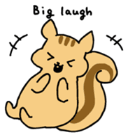 Shi-chan of chipmunk English version sticker #1254191