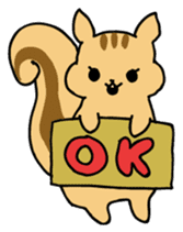 Shi-chan of chipmunk English version sticker #1254194