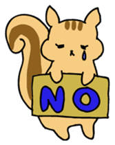 Shi-chan of chipmunk English version sticker #1254195