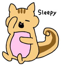 Shi-chan of chipmunk English version sticker #1254199