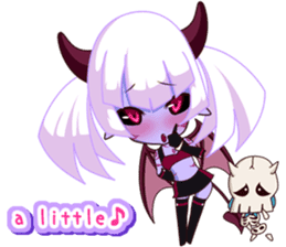 Selfish devil Girl sticker #1254321