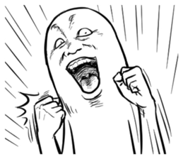 Intuitive expression sticker #1254445