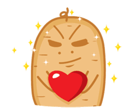 Popomo the potato life sticker #1254564