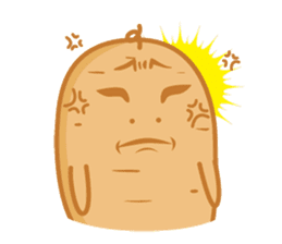 Popomo the potato life sticker #1254566
