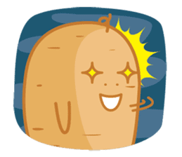 Popomo the potato life sticker #1254568