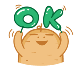 Popomo the potato life sticker #1254570
