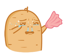 Popomo the potato life sticker #1254577
