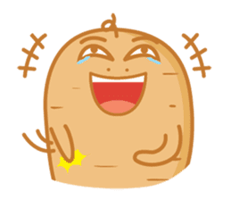 Popomo the potato life sticker #1254588
