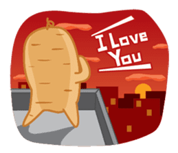 Popomo the potato life sticker #1254589