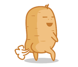 Popomo the potato life sticker #1254590