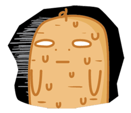 Popomo the potato life sticker #1254594
