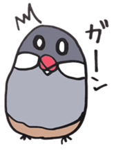 busabusa bird sticker #1254607
