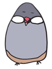 busabusa bird sticker #1254625