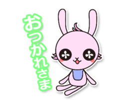 Baby rabbit Usa-usa sticker #1254730