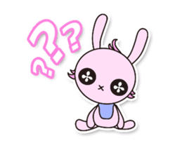 Baby rabbit Usa-usa sticker #1254733