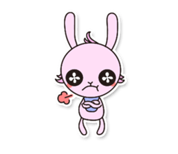 Baby rabbit Usa-usa sticker #1254745