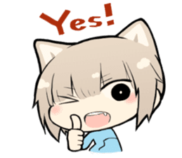 The werewolf and the witch. sticker #1255242