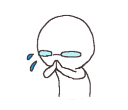 Sticker for the people of glasses sticker #1255446